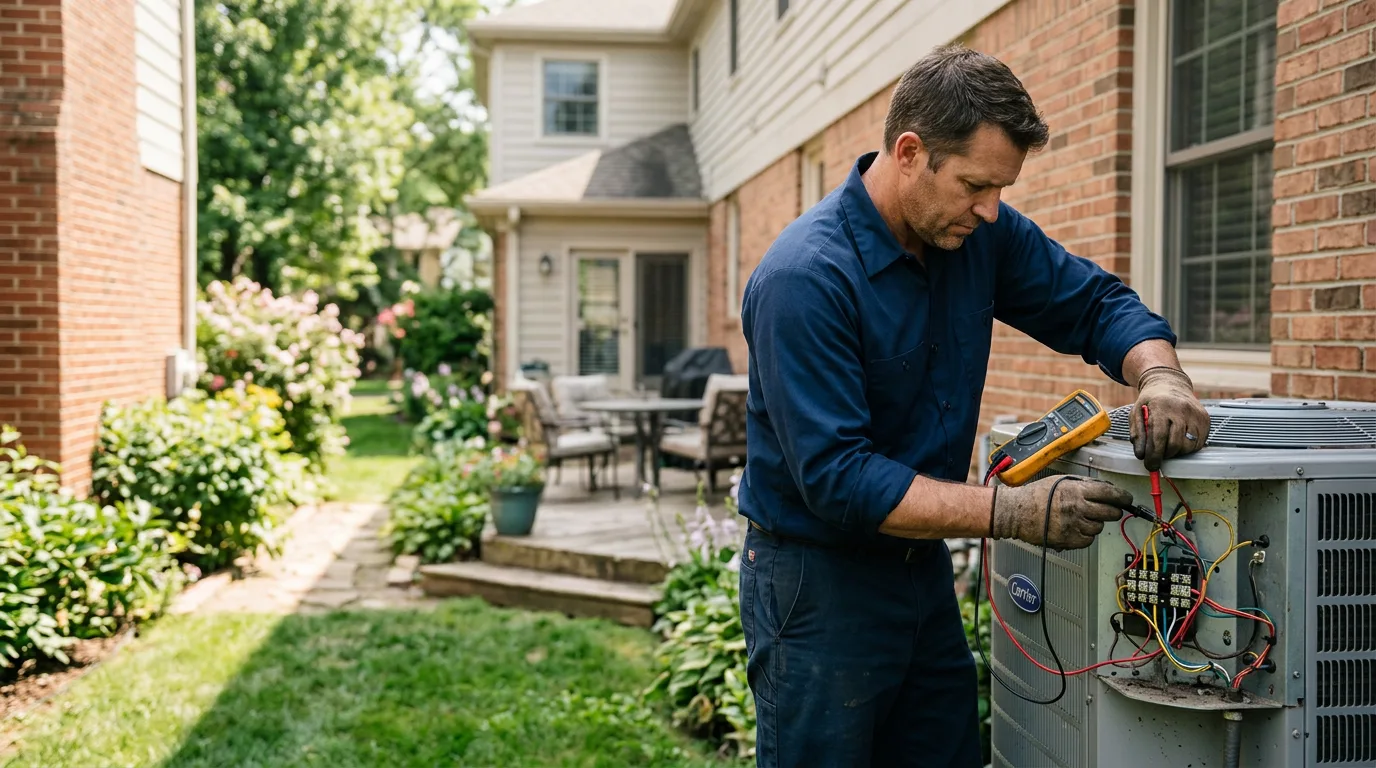 HVAC technician working near Clemson, SC